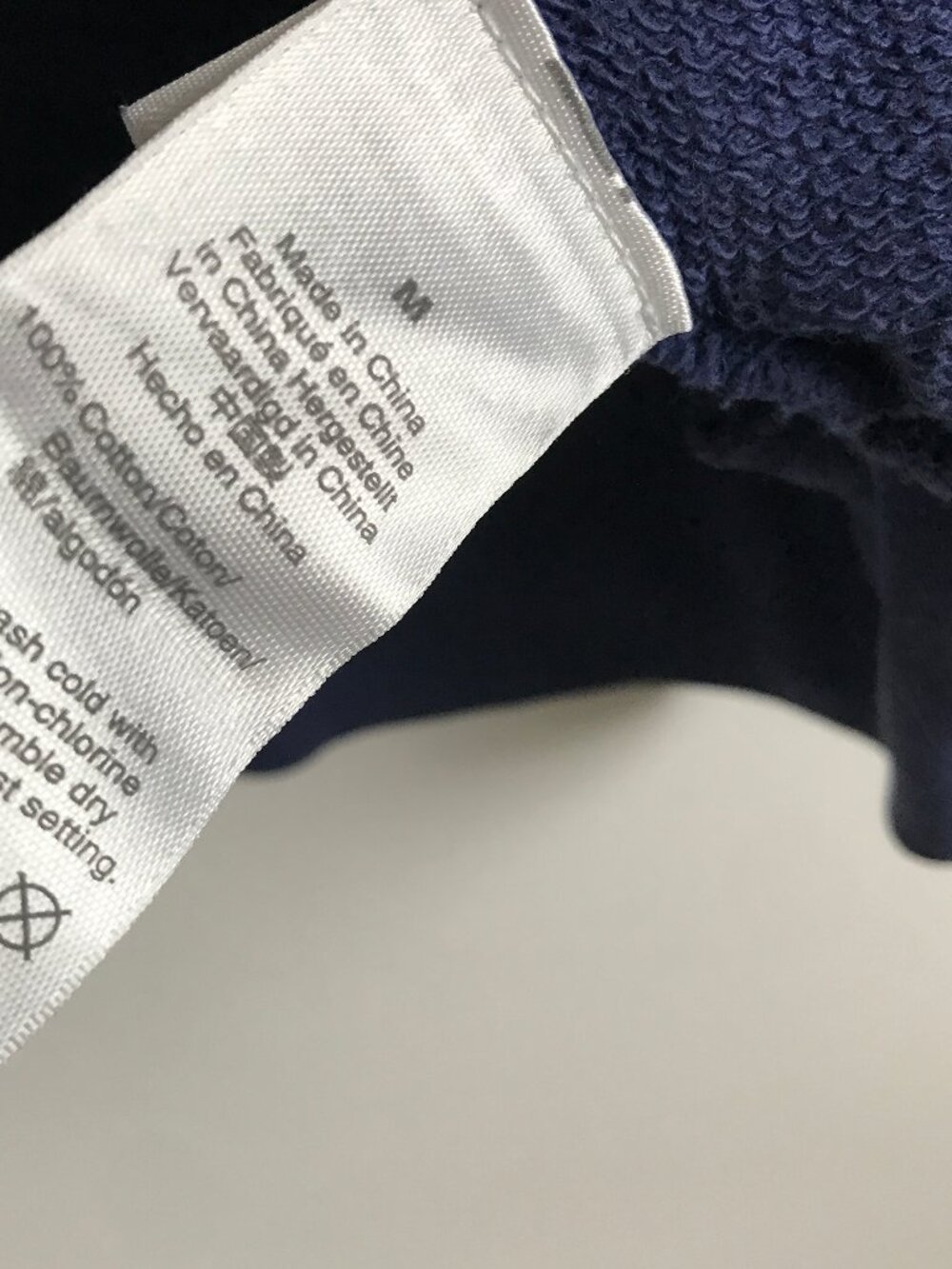 J CREW VINTAGE FLEECE BLUE SWEATSHIRT CREW CREW NECK PULLOVER MEDIUM - Picture 6 of 9